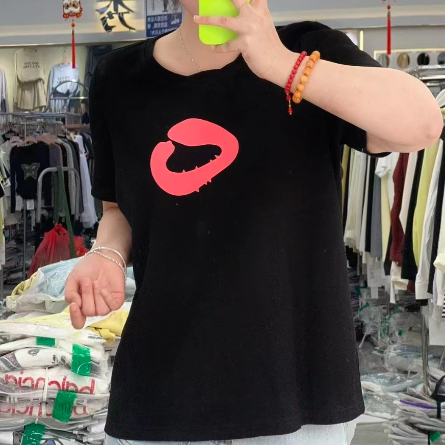 2025夏季新款液态冰棉圆领减龄百搭T恤34227