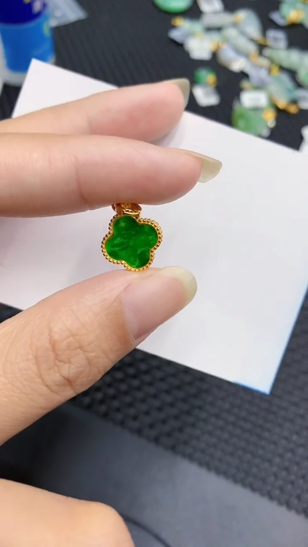 【闪购商品】翡翠颈饰银S925镶嵌            8