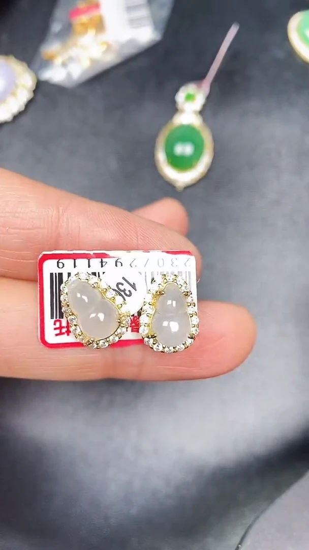 银S925镶嵌戒指翡翠3360