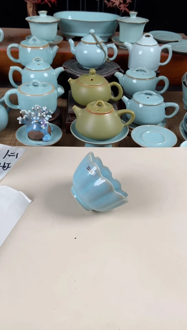【闪购商品】其他208号老国营天蓝莲花杯原泥胎