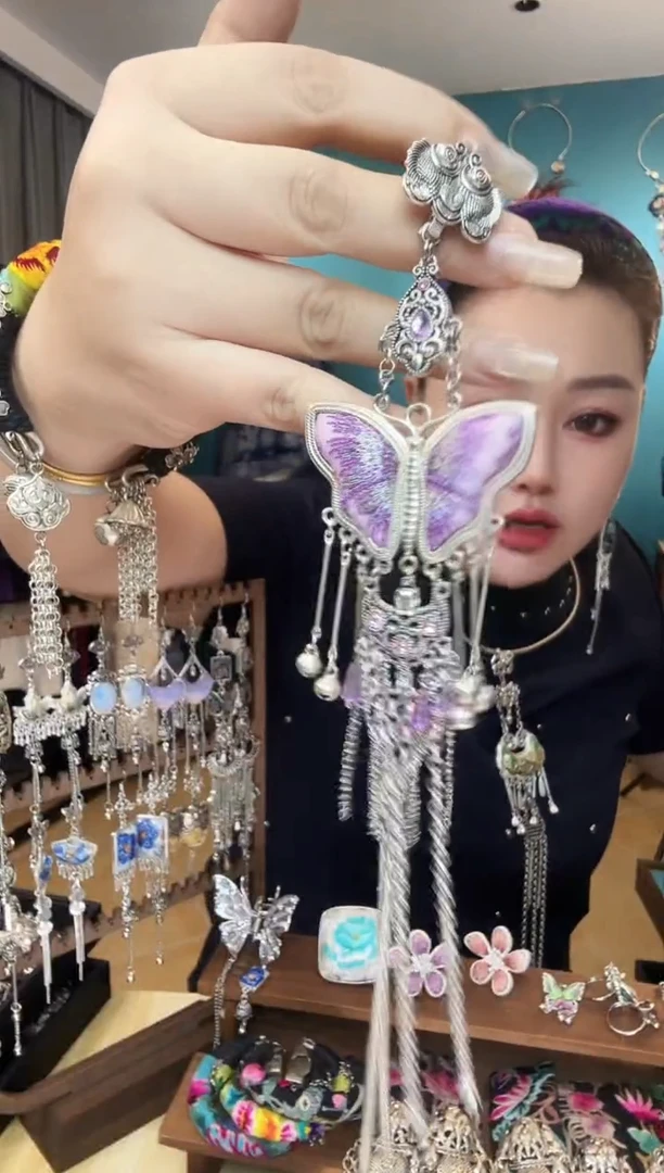 刺绣纯手工民族风刺绣压襟