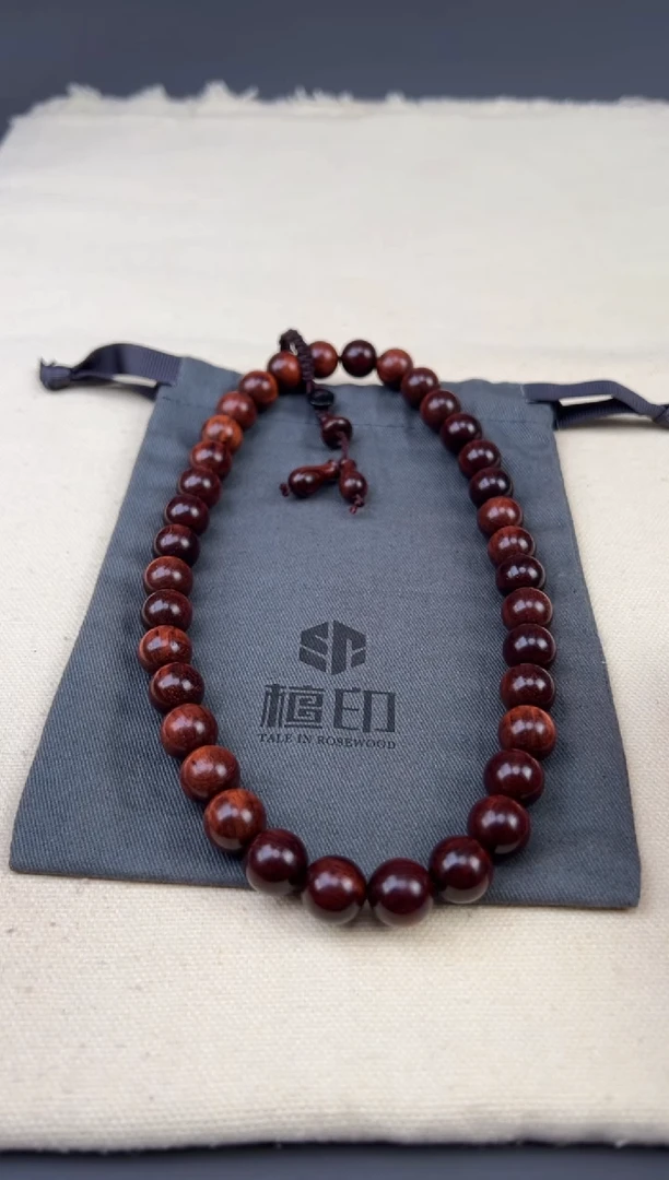 黄花梨/降香黄檀手串/手链黄花梨 1.2手持