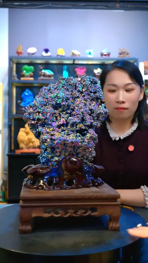 石材?****丽精品矿物晶体摆件