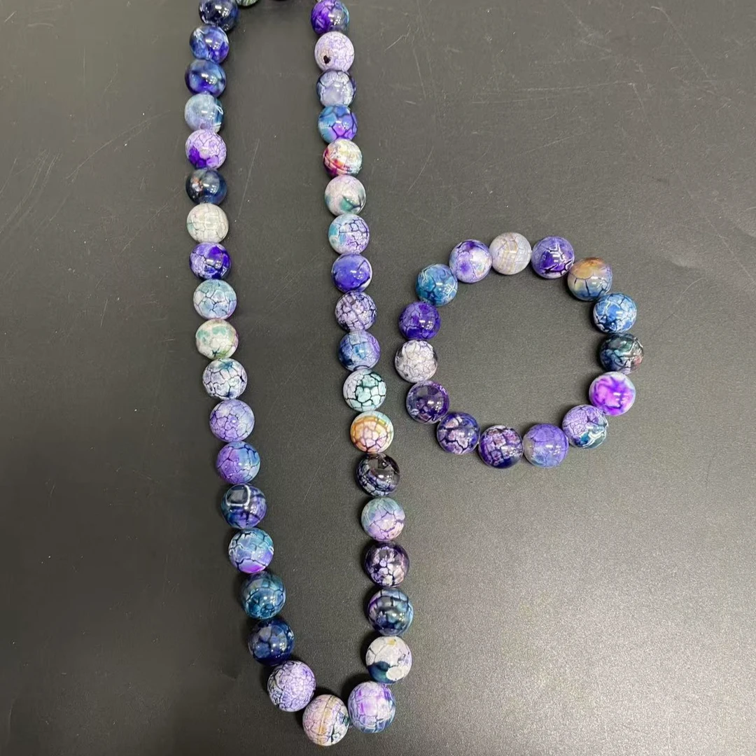 【小杰推荐】炫彩龙鳞圆珠项链套装（多样性发其一）10185