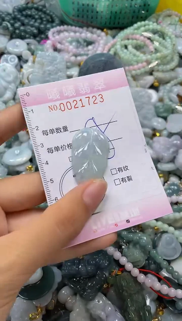 翡翠未镶嵌颈饰闪购0021723