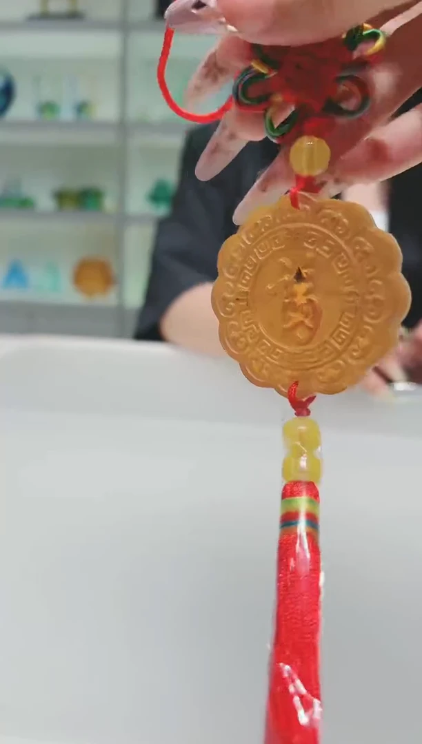 琉璃手工艺品古法琉璃车挂