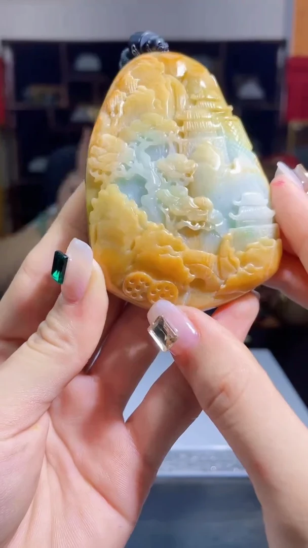 【闪购商品】翡翠吊坠(不含链)未镶嵌E46