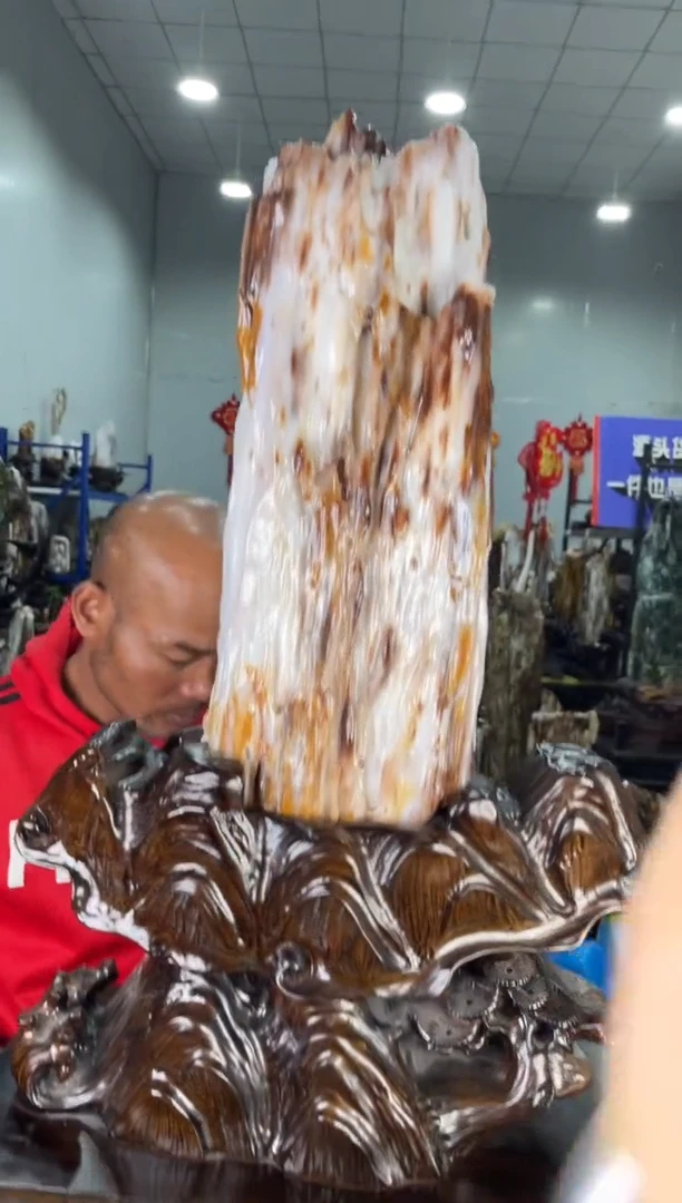 【闪购商品】硅化玉摆件未镶嵌44