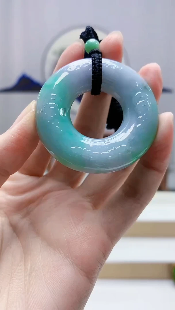 未镶嵌定制翡翠4917zm-毛货挂件扣子133