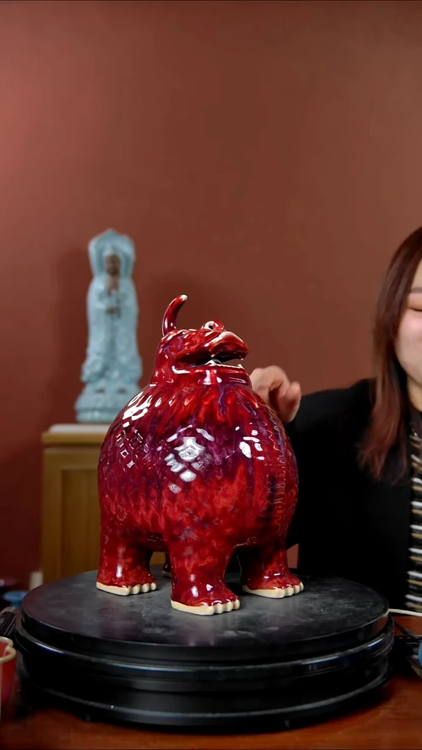 摆件大宋官窑 小 天 禄 貔 貅