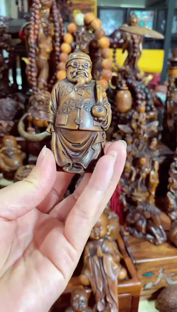 【闪购商品】木黄杨木小件地主