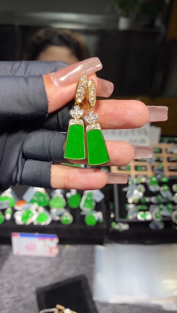 银S925镶嵌定制翡翠47定制翡翠-多样性发货（发其一）