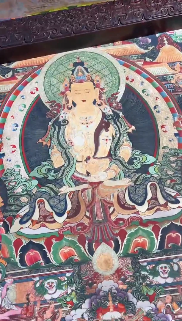 卷轴画天天的唐卡tk160