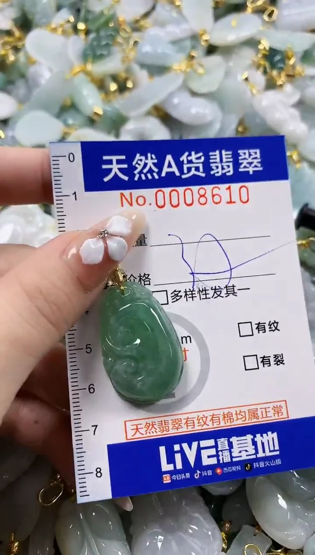 颈饰未镶嵌翡翠天然A货翡翠