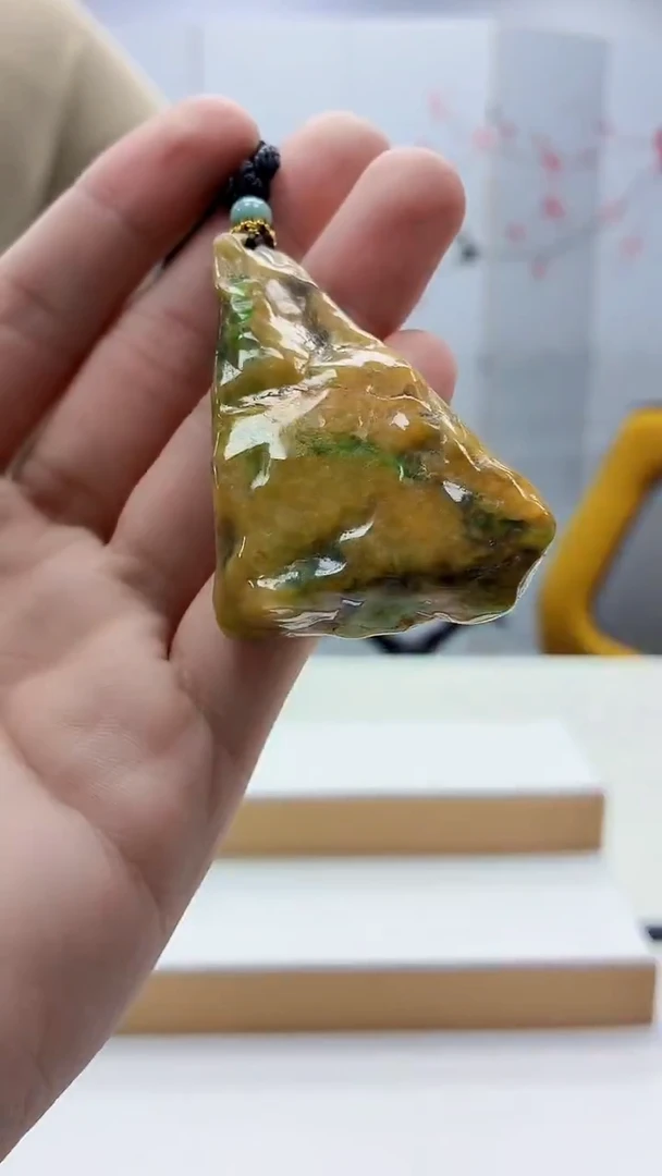 未镶嵌定制翡翠5167bb-毛货挂件21