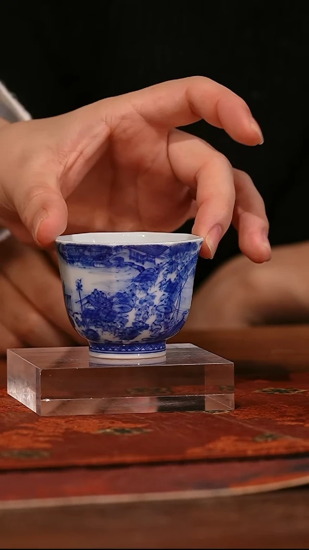 瓷姑娘-小桥窑清明上河图主人杯