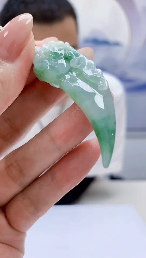 定制翡翠未镶嵌4898MM-毛货挂件33