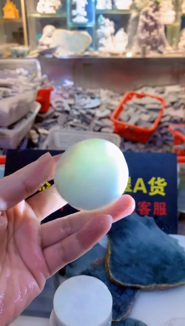 裸石翡翠0朗0翡翠珠宝94随机
