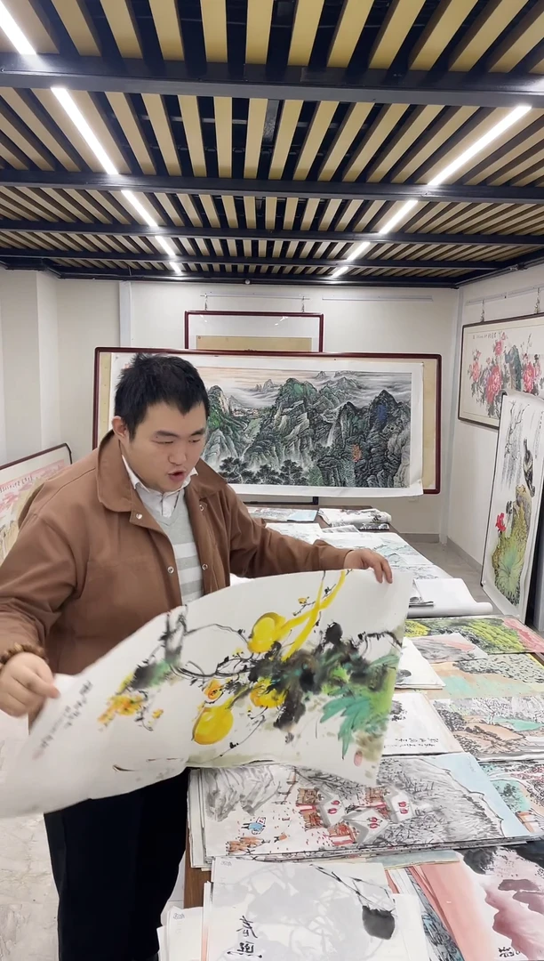国画阿豪专属链接-赵君梅福禄绵长