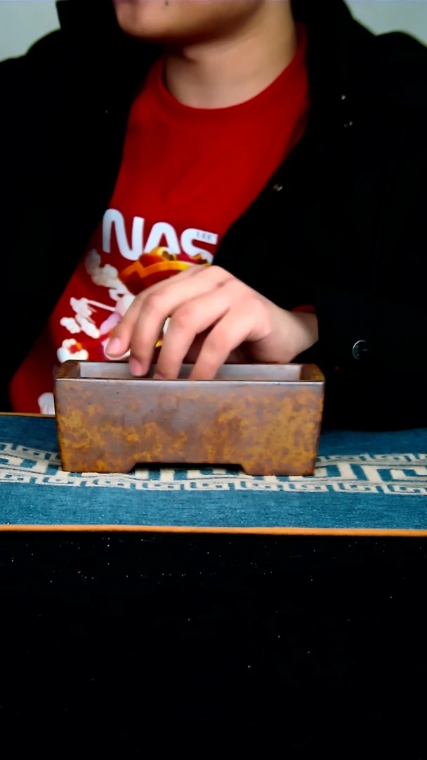 【闪购商品】紫砂花盆15.5*8.5*4.8内径紫砂花盆