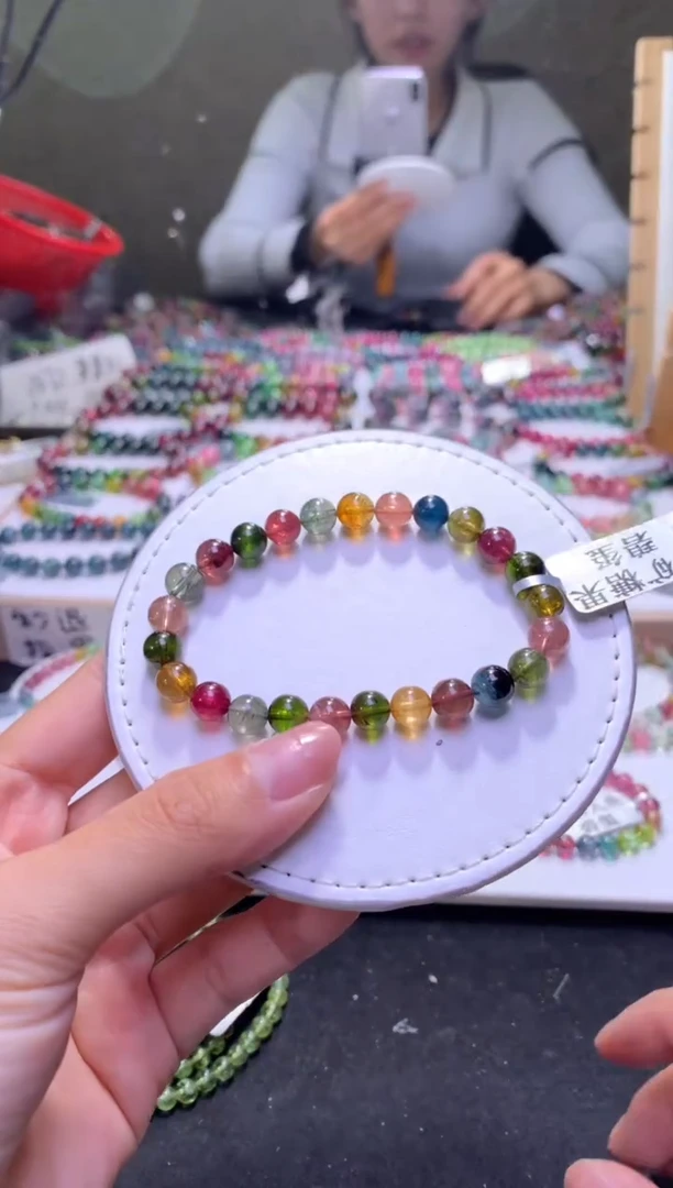 未镶嵌手串碧玺A103【天然碧玺】