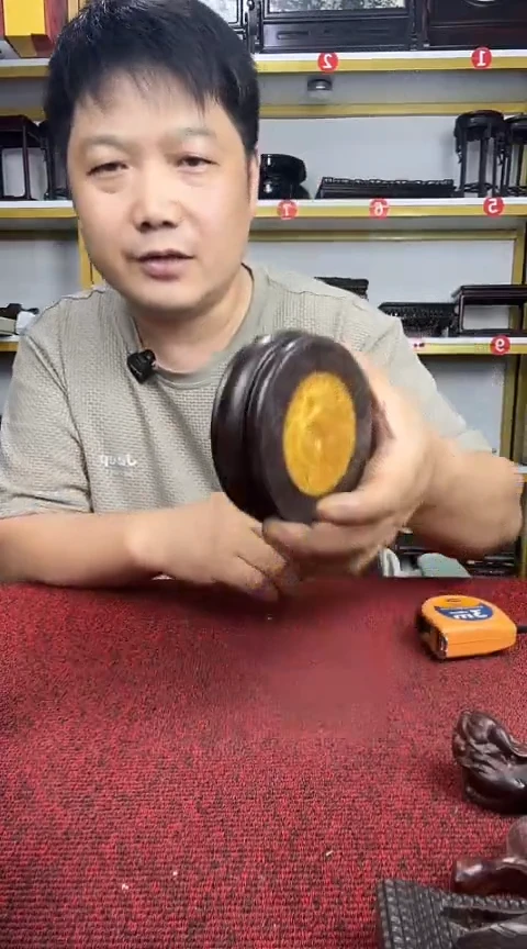 木如*令处理非洲黑檀底座10CM
