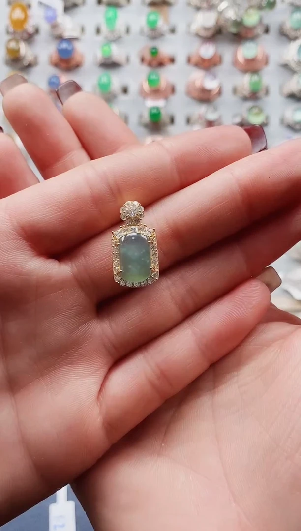 【闪购商品】翡翠戒指银S925镶嵌盘主女戒专场