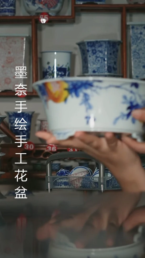 瓶墨奈手绘内口17高8深左右