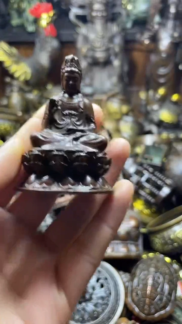 闪购链接，点击下单，有运费险，铜摆件