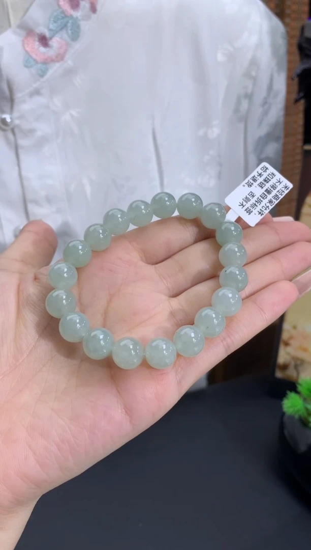 未镶嵌手链翡翠卡10mm