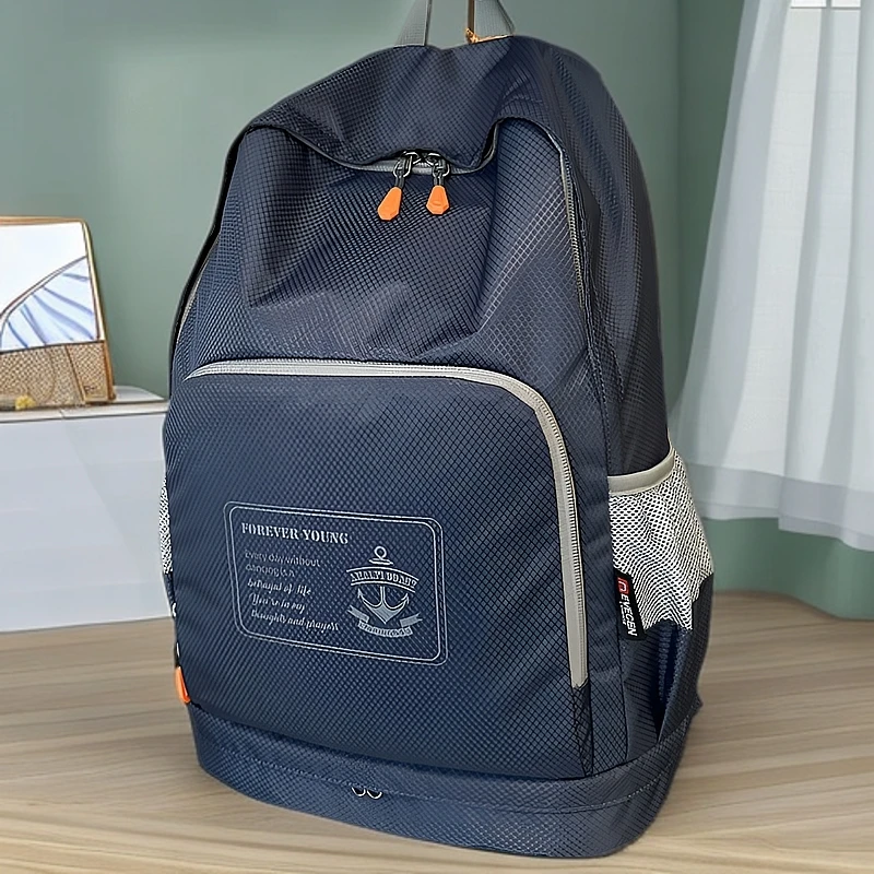 意大利进口折叠双肩包NEVE男女轻便干湿分离旅游户外书包通勤背包