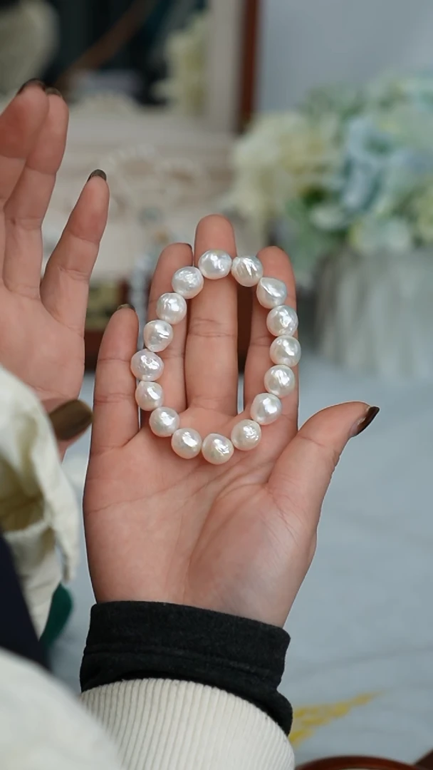 【闪购商品】淡水珍珠手串未镶嵌巴洛克手链