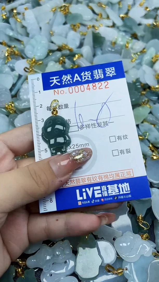 翡翠未镶嵌颈饰天然A货翡翠