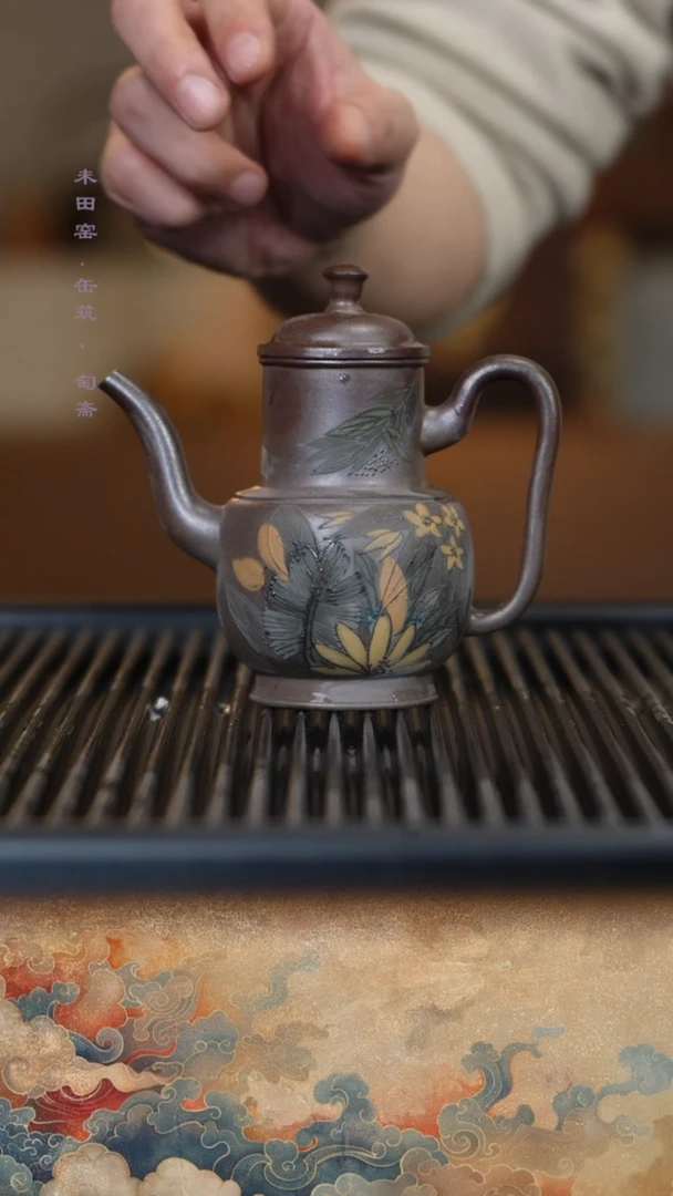 茶壶紫砂柴烧酒樽执壶