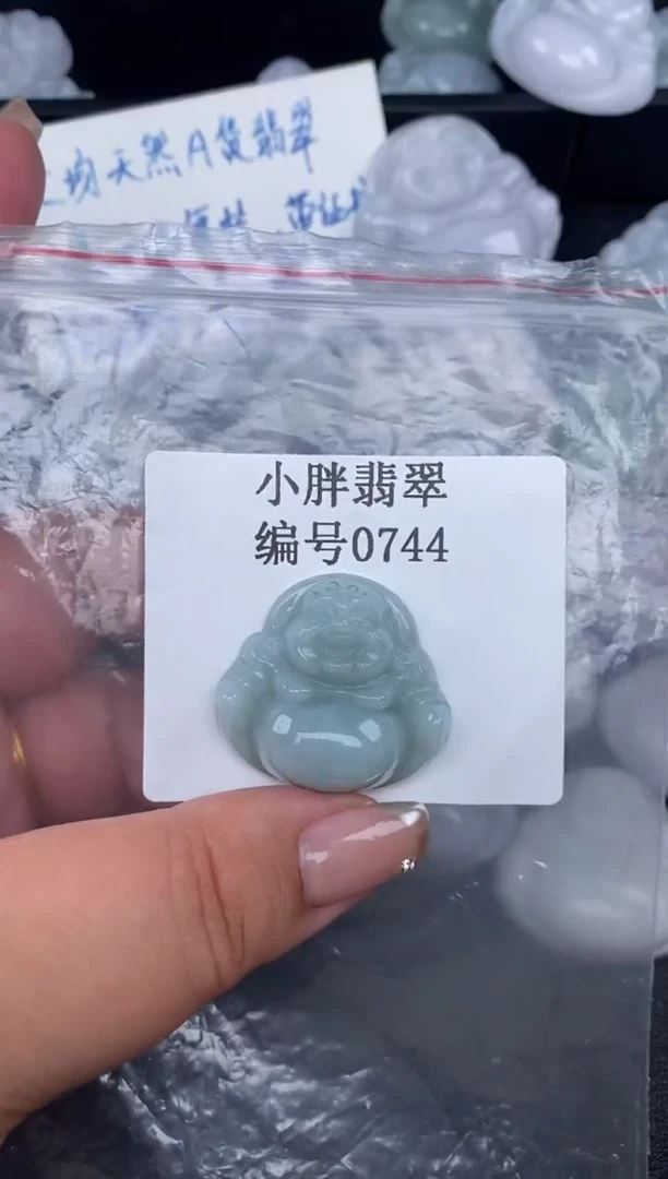 翡翠未镶嵌颈饰缅甸天然A货翡翠0744