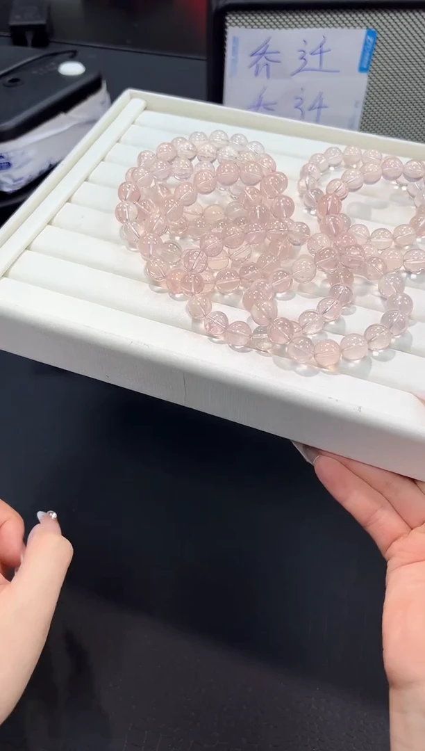 水晶手串未镶嵌45v多样性阿帆其一【1条】默认微瑕11mm