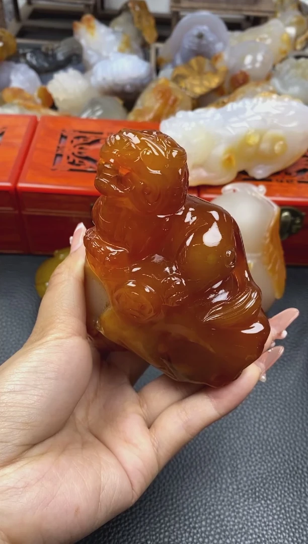 【闪购商品】玛瑙/玉髓摆件未镶嵌00