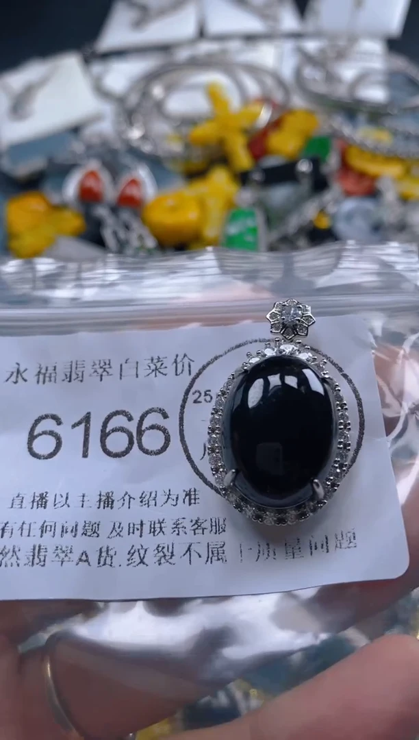 翡翠未镶嵌吊坠(不含链)6166