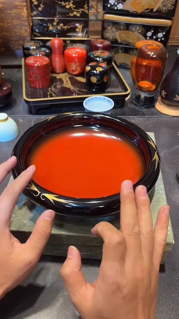 钵 大漆漆器大漆漆器大漆漆器