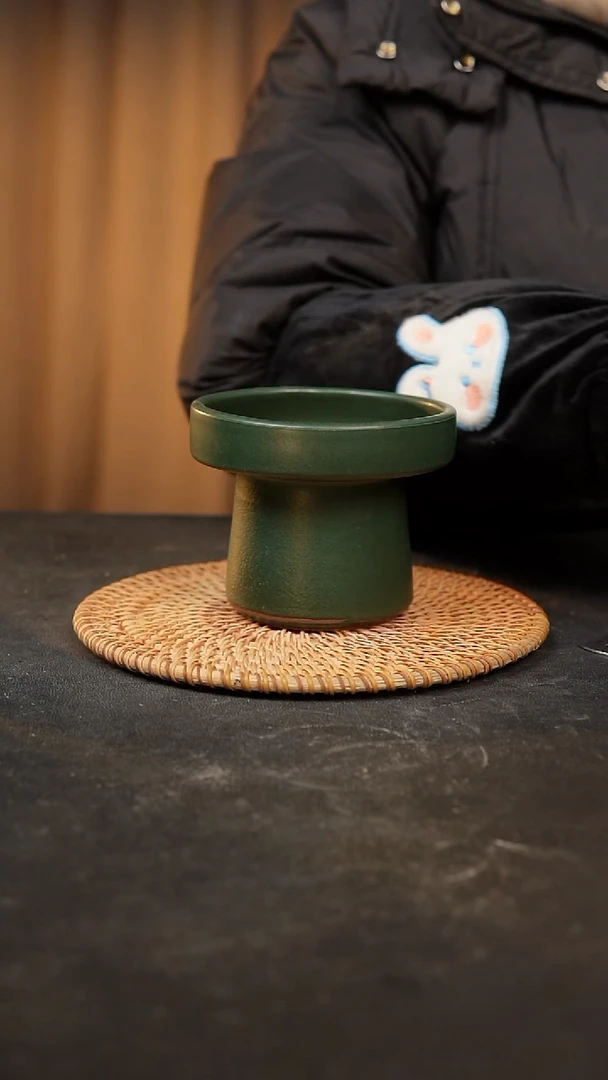 【闪购商品】瓷片泥泥手工花盆口9