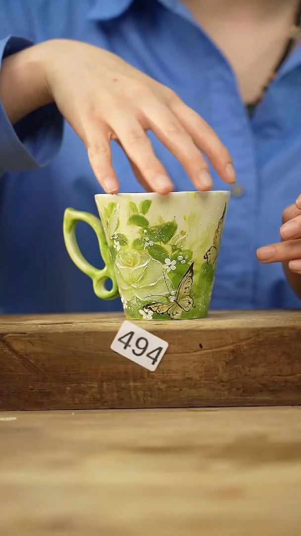 瓷片设计师手作款 手绘油画风卡通系列 十七