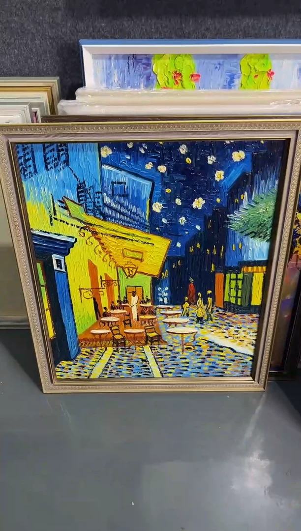 【闪购商品】油画55号 50*60 咖啡馆-手绘油画