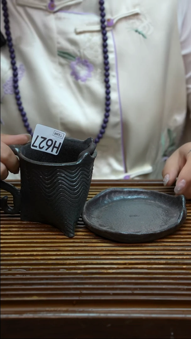 万古烧粗陶手工茶具