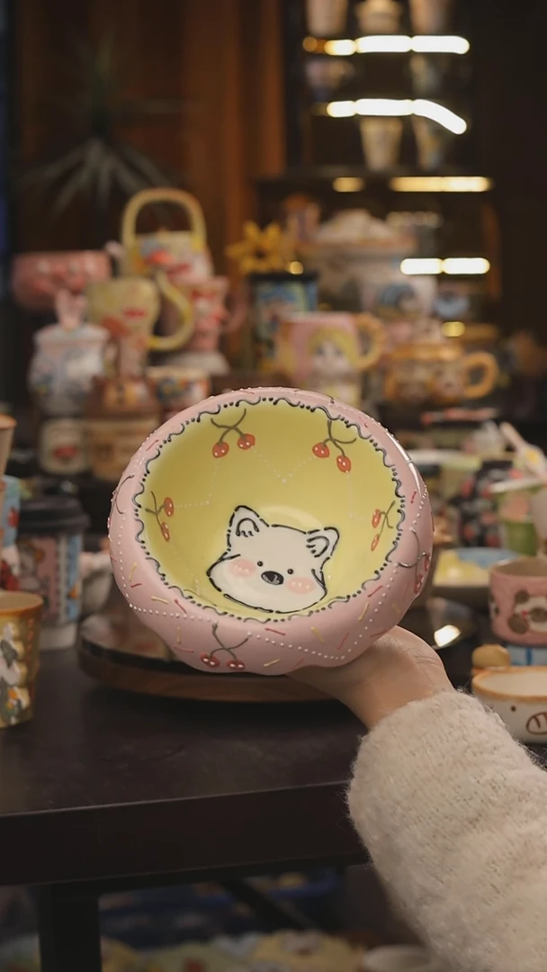 景德镇釉下彩绘设计师款式陶瓷