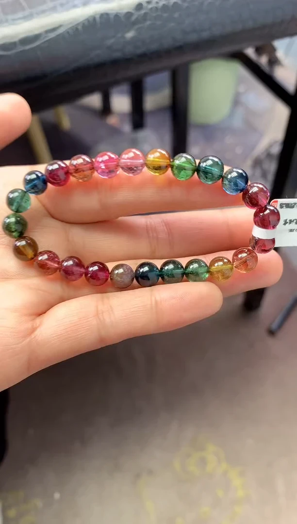 未镶嵌手串碧玺多样性发一条