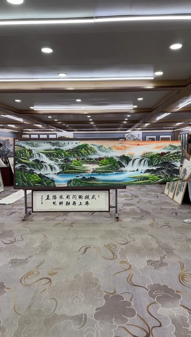 绘画DC-刘雪红-丈二-山水国画