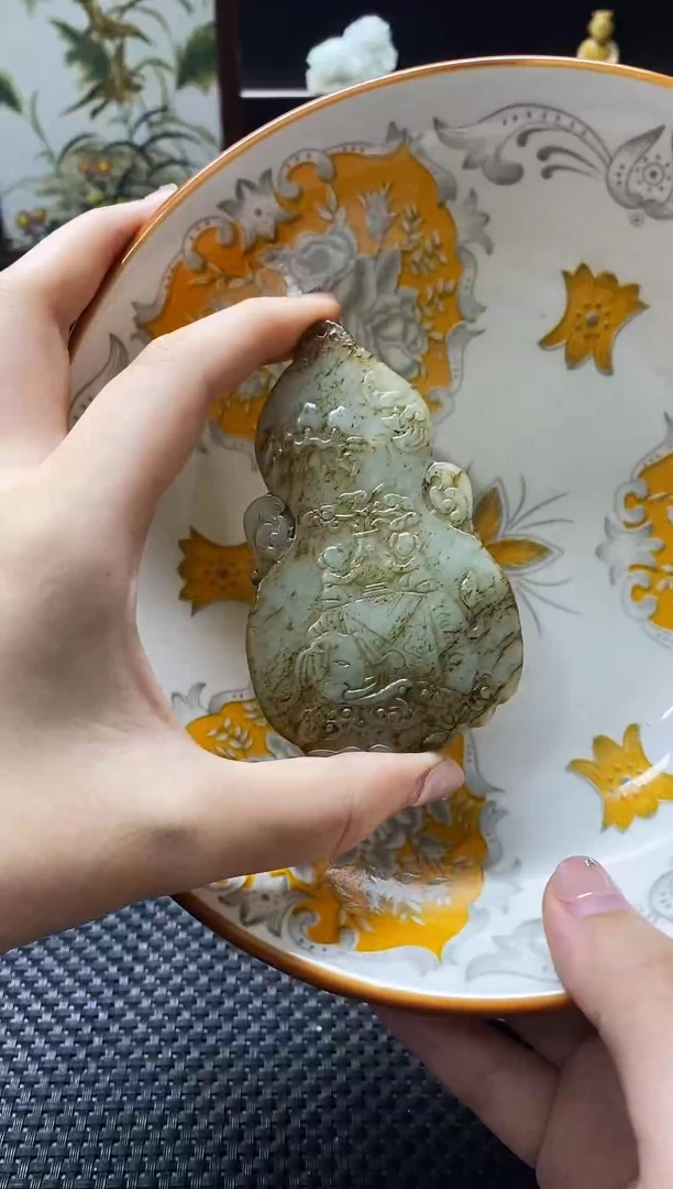 瓷片瓷片 瓷器 摆件 1个