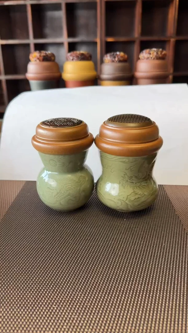 仙露明珠  狮子  炮筒 麒麟 各一只