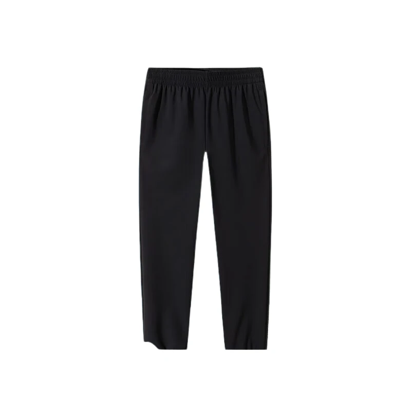 安踏针织运动长裤男跑步训练健身运动裤直通裤休闲裤152517302S