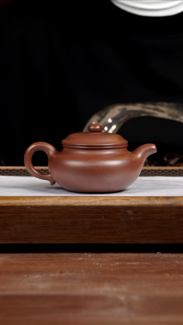 【闪购商品】紫砂茶壶台西底槽青仿古260CC